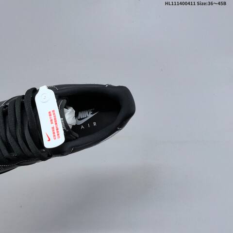 Nike Air Force 1 07 Black Silver EU 36-45 Sneaker - Unisex (BS-60813)