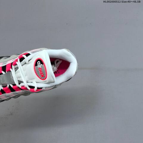 Nike Air Max 95 Black Grey White Red EU 40-48 5 Running Shoe - Men's (BS-60397)