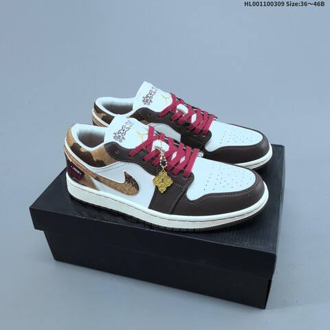 Air Jordan 1 Low Year Of The Horse CNY AIR JORDAN 1 Aj1 Lifestyle (BS-66591)