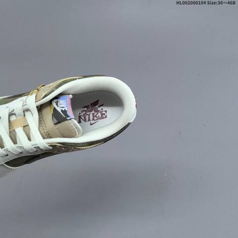 Nike SB Dunk Low Pegasus Pack White Olive Green Beige Dark Brown EU 36-46 Skate Shoe - Unisex (BS-62248)