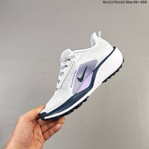Nike ReactX Pegasus Trail 6 White Navy Purple Blue EU 36-45 Trail Shoe - Unisex (BS-63252)