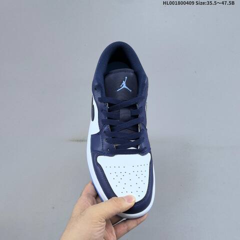 Air Jordan 1 Low Midnight Navy University Blue AIR JORDAN 1 Aj1 Lifestyle (BS-66279)