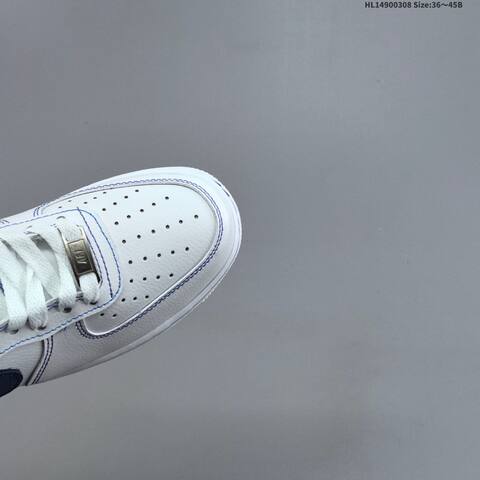 Nike Air Force 1 Low White Navy Blue EU 36-45 Sneaker - Unisex (BS-61424)