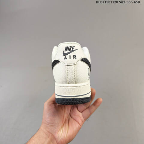 Nike Air Force 1 07 LV8 Off White Grey Black EU 36-45 Sneaker - Unisex (BS-63417)