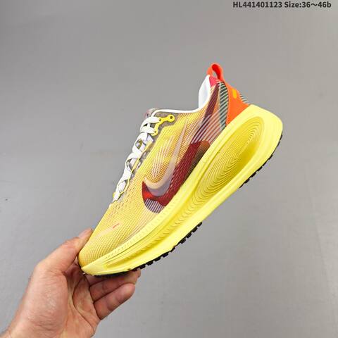 Nike Vomero 18 ReactX Air Zoom Yellow Red Orange White EU 36-46 Running Shoe - Unisex (BS-63191)