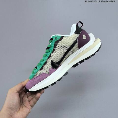 Nike Sacai x Nike VaporWaffle SP 3 0 Yellow Green Black White Purple EU 36-46 Sneaker - Unisex (BS-61913)