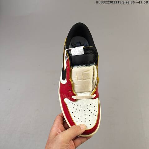 Air Jordan 1 Low OG Black Muslin Varsity Red Replica AIR JORDAN 1 Aj1 Lifestyle (BS-67766)