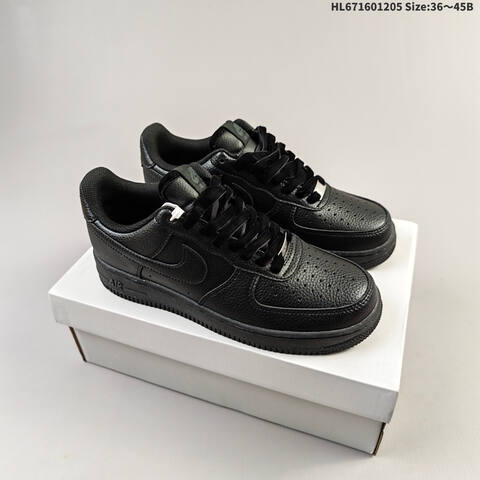 Nike Air Force 1 07 Black EU 36 45 Sneaker EU 36-45 - Unisex (BS-62831)
