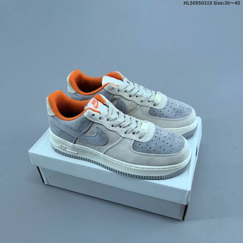 Nike Air Force 1 07 Low White Black Red Gray EU 36-45 Sneaker - Unisex (BS-61262)