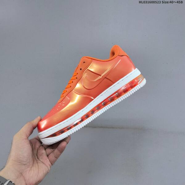 Nike Air Force 1 Posite Foamposite Max orange white red EU 40 45 sneaker EU 40-45
