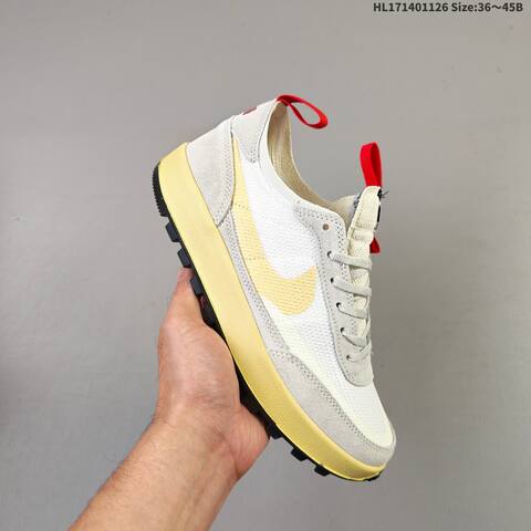 Nike Tom Sachs General Purpose Shoe White Light Grey Pale Yellow Red EU 36-45 Sneaker - Unisex (BS-63029)