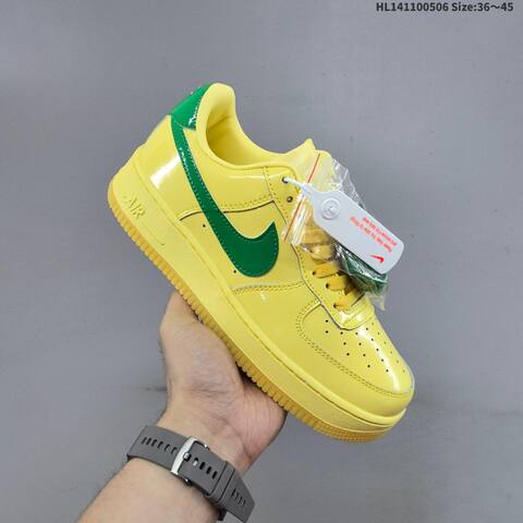 Nike Air Force 1 07 Low Yellow Green Gum EU 36-45 Sneaker - Unisex (BS-60490)