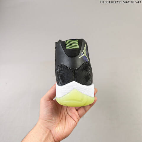 Air Jordan 11 Retro High Barely Volt AIR JORDAN 11 Aj11 Lifestyle (BS-67487)
