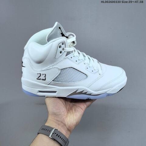 Air Jordan 5 Retro Metallic White Replica AIR JORDAN 5 Aj5 Lifestyle (BS-66402)