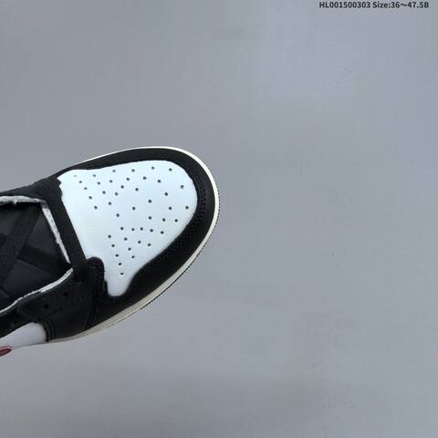 Air Jordan 1 Retro High Black Gym Red AIR JORDAN 1 Aj1 Lifestyle (BS-66628)