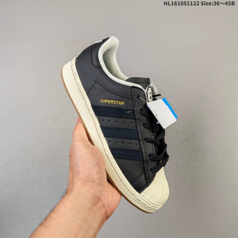 Adidas Superstar JQ3214 Black Off White Gum Green EU 36 45 Skate Shoe EU 36-45 - Unisex (BS-65527)