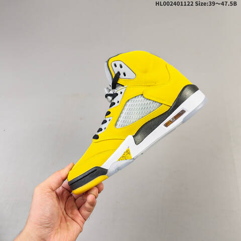 Air Jordan 5 Retro Yellow Multi Replica AIR JORDAN 5 Aj5 5 Replica Tokyo Lifestyle (BS-67729)