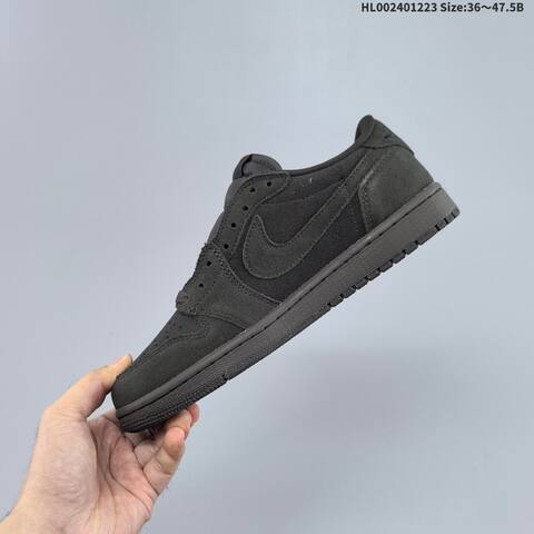 Travis Scott x Air Jordan 1 Low Velvet Brown AIR JORDAN 1 Aj1 Lifestyle (BS-67310)