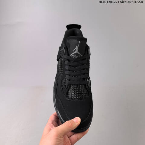 Air Jordan 4 Retro Black Cat Replica AIR JORDAN 4 Aj4 Lifestyle (BS-67325)