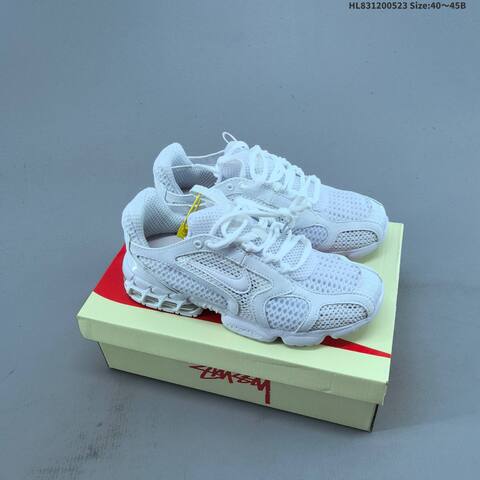 Nike Stussy x Air Zoom Spiridon Cage 2 Beige Black White EU 36 45 Sneaker EU 36-45 - Unisex (BS-60186)