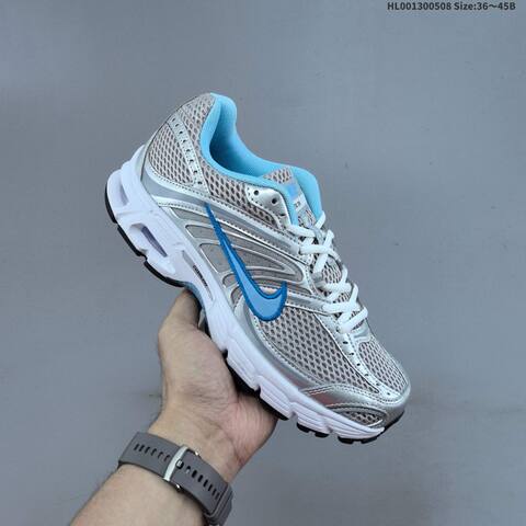 Nike Air Max MOTO 2K Black White Silver Blue EU 36-45 Running Shoe - Unisex (BS-60466)
