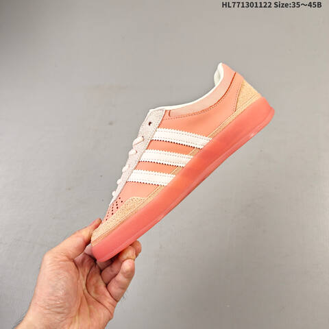 Adidas Bad Bunny x Gazelle Indoor Peach Cream Off White Pink EU 35-45 Skate Shoe - Unisex (BS-65528)