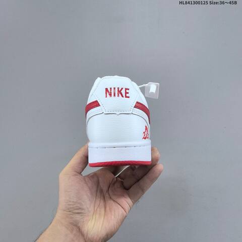 Nike Court Vision 1 Low White Red EU 36-45 Skate Shoe - Unisex (BS-61769)