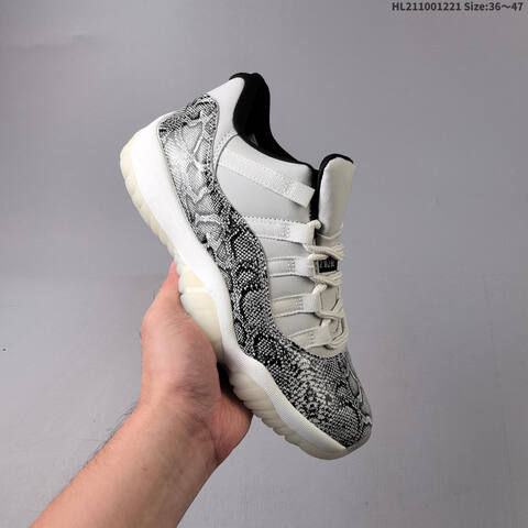 Nike Air Jordan 11 Retro Low LE Navy Snakeskin AIR JORDAN 580521 HL2110 Lifestyle (BS-67317)
