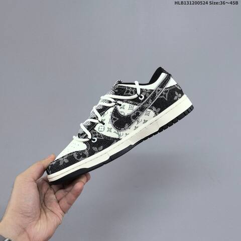 Nike Dunk SB Low Black White Light Green EU 36-45 Skate Shoe - Unisex (BS-60171)