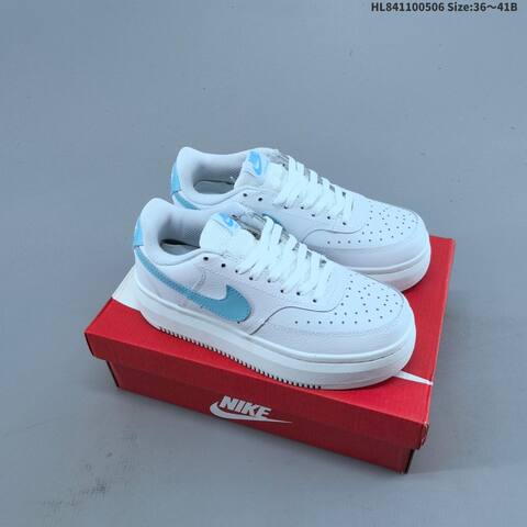 Nike Court Vision Alta LTR White Light Blue EU 36-41 Skate Shoe - Unisex (BS-60488)