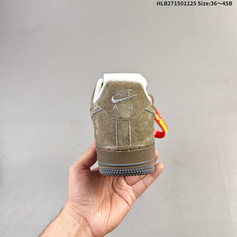 Nike Air Force 1 07 LV8 DY9867-103 Khaki Brown White EU 36-45 Sneaker - Unisex (BS-63104)