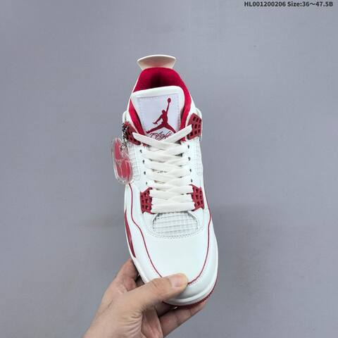 Air Jordan 4 Retro Sierra Red WMNS AIR JORDAN 4 Aj4 Lifestyle (BS-66688)