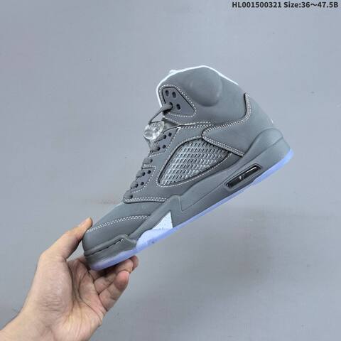 Air Jordan 5 Retro Wolf Grey Replica AIR JORDAN 5 Aj5 Lifestyle (BS-66485)