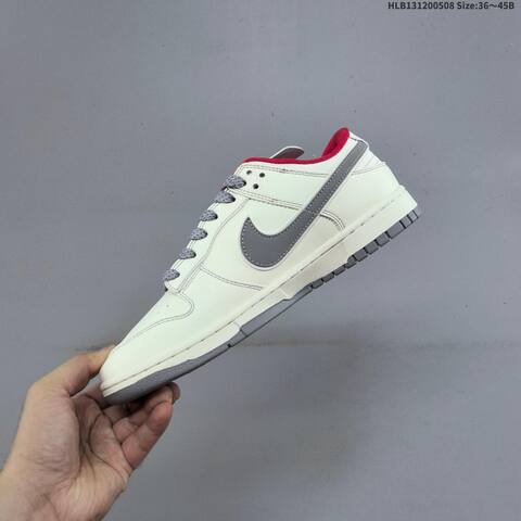 Nike Dunk SB Low Beige Red Black Grey EU 36-45 Skate Shoe - Unisex (BS-60437)