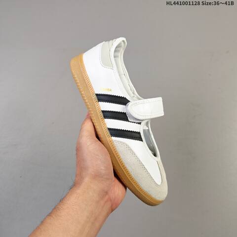 Adidas Samba OG Mary Jane JR1402 Black White Grey Gum EU 36-41 Sneaker - Unisex (BS-65410)