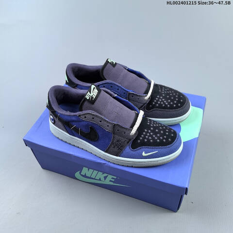 Zion Williamson x Air Jordan 1 Low OG Regency Purple And Dark Raisin 2 0 Lifestyle (BS-67427)