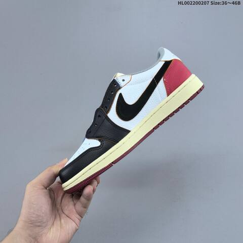 Union LA x Travis Scott x Air Jordan 1 Low UN x AIR JORDAN AJ1 Lifestyle (BS-66671)