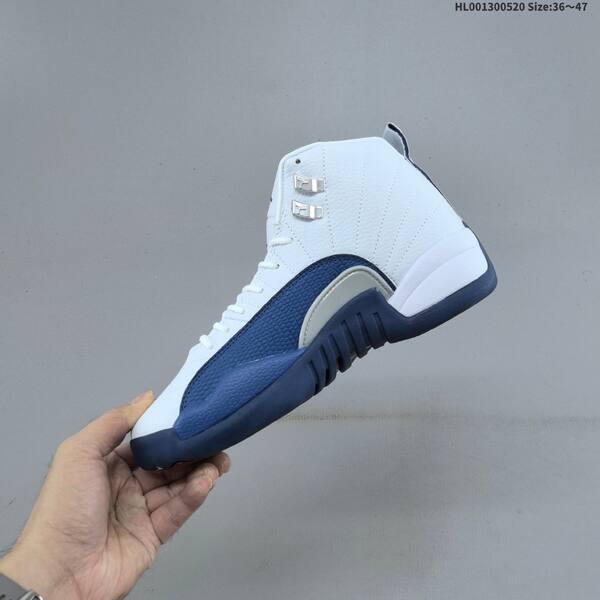 Jordan Air Jordan 12 Retro white / french blue / navy 36~47 basketball