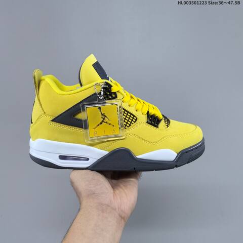 Air Jordan 4 Retro Tour Yellow AIR JORDAN 4 Aj4 4 2006 Jor Lifestyle (BS-67316)