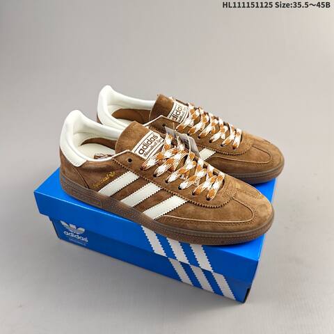 Adidas Handball Spezial Brown White Gum EU 35 5-45 Sneaker - Unisex (BS-65450)