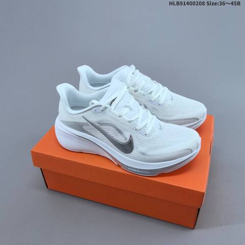 Nike Air Zoom Pegasus 42 Black White Silver EU 36-45 Running Shoe - Unisex (BS-61499)