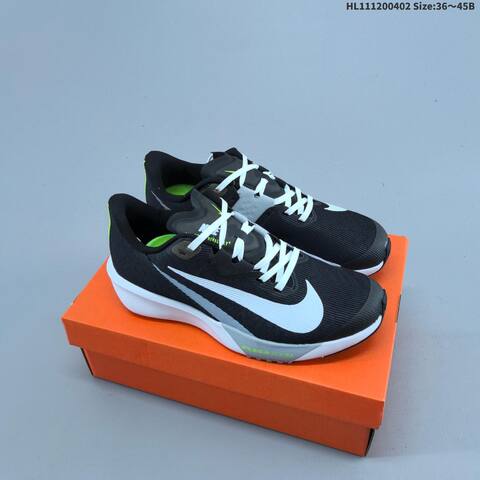 Nike Air Zoom Rival Fly 4 White Black Grey Volt EU 36-45 Running Shoe - Unisex (BS-60967)