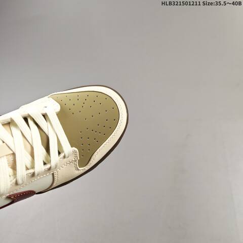 Nike SB Dunk Low Beige Olive Dark Red Brown Leopard EU 35 5-40 Skate Shoe - Unisex (BS-62768)