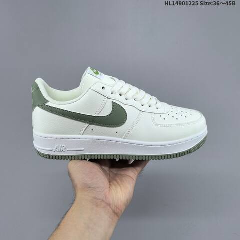Nike Air Force 1 07 White Black Grey EU 36 45 Sneaker EU 36-45 - Unisex (BS-62457)