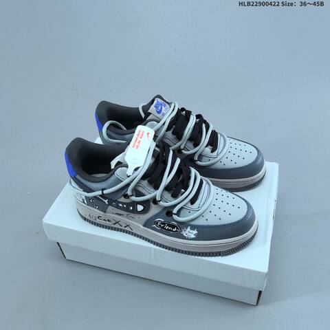 Nike Air Force 1 07 LV8 Off White Light Green EU 36-45 Sneaker - Unisex (BS-60584)