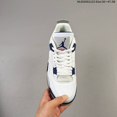 Air Jordan 4 Retro Midnight Navy AIR JORDAN 4 Aj4 Lifestyle (BS-67711)