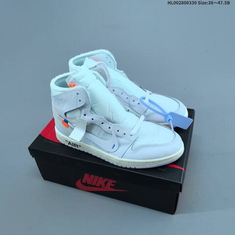 Virgil Abloh Archive x Air Jordan 1 High OG Alaska AIR JORDAN 1 Aj1 Lifestyle (BS-66405)