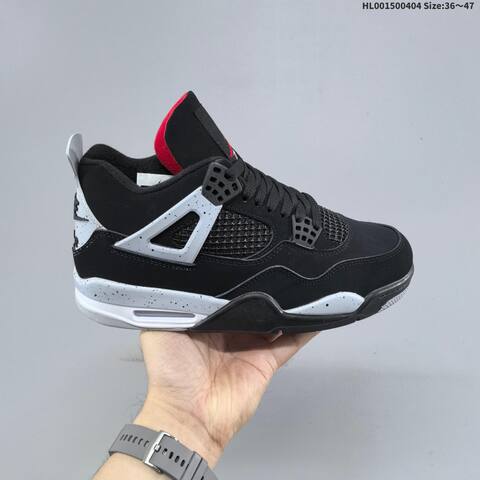 A Air Jordan 4 Retro AIR JORDAN 4 Aj4 Lifestyle (BS-66322)