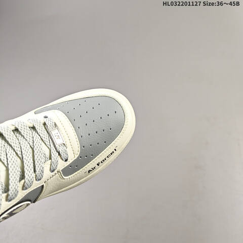 Nike Air Force 1 07 Low Off White Black Grey EU 36 45 Sneaker EU 36-45 - Unisex (BS-63015)