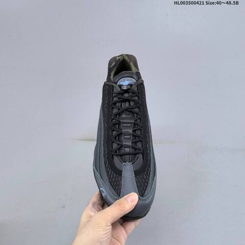 Nike Air Max 95 Corteiz Les Bleus Black Dark Grey Light Blue Olive Green EU 40-48 5 Sneaker - Men's (BS-60599)